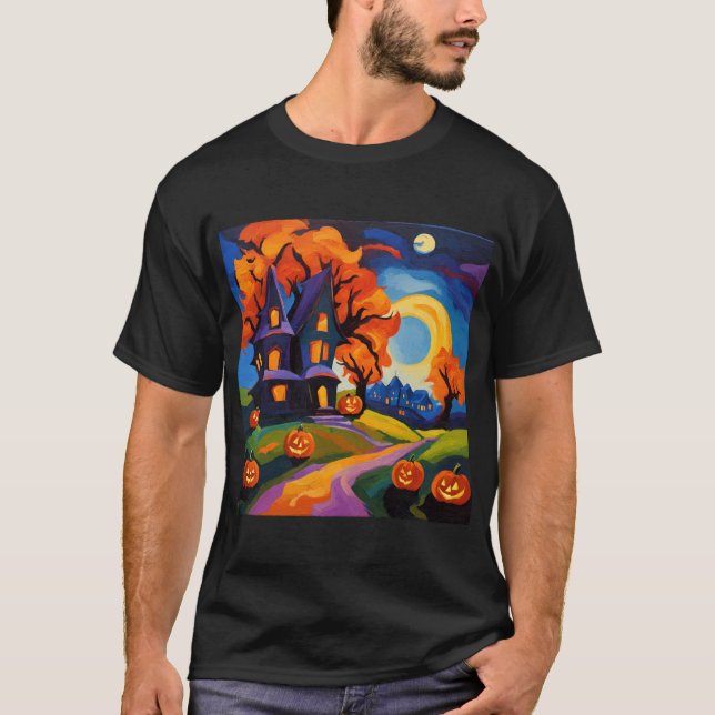Camiseta Halloween dans le fauvisme (Anverso)