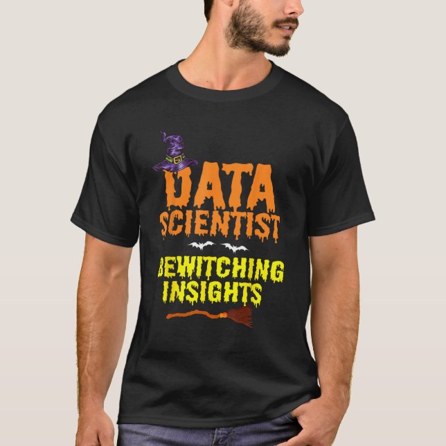Camiseta Halloween Data Scientist Mining Analyst Statistics (Anverso)
