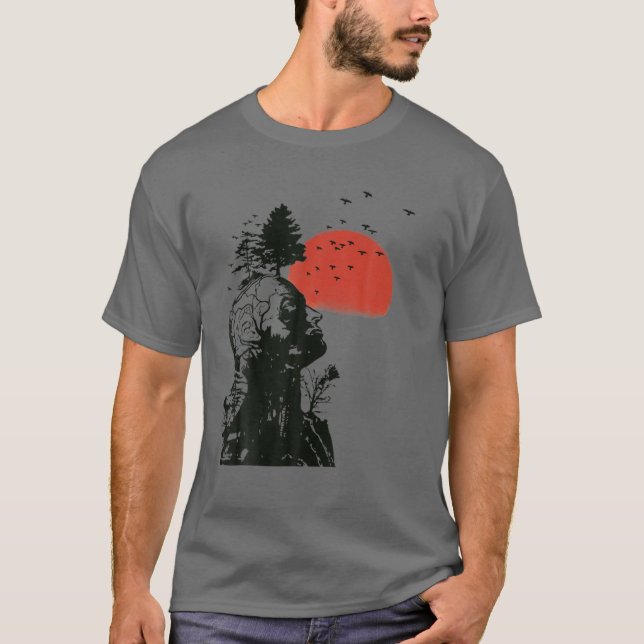 Camiseta Halloween De Árbol Halloween Para Hombres Mujeres (Anverso)