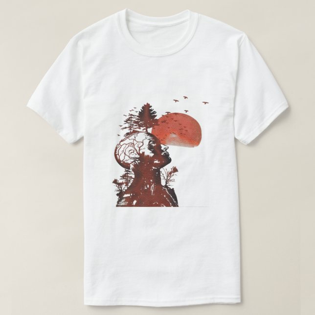 Camiseta Halloween De Árbol Halloween Para Hombres Mujeres  (Diseño del anverso)