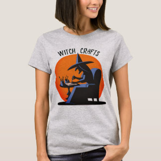 Camiseta Halloween de artesanía retro