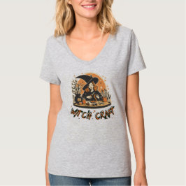 Camiseta Halloween de artesanía retro