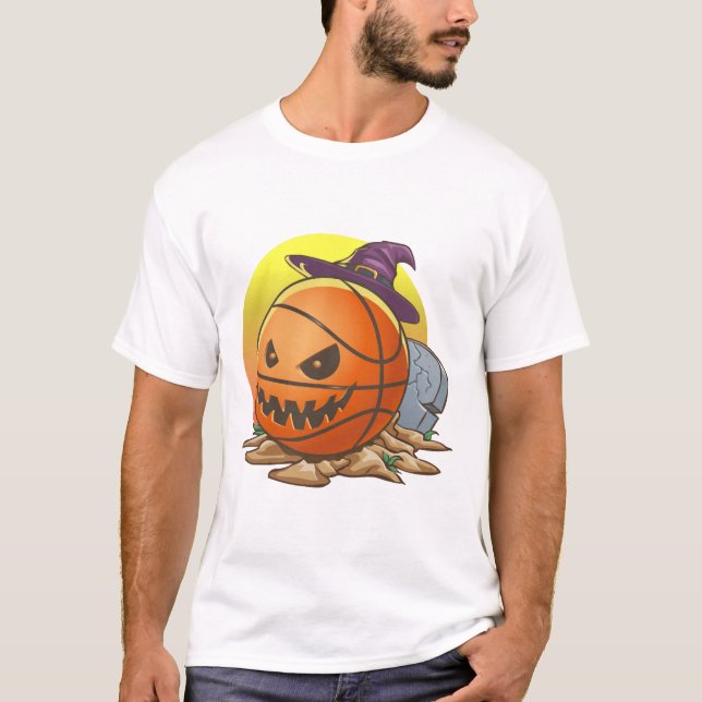 Camiseta Halloween de baloncesto (Anverso)