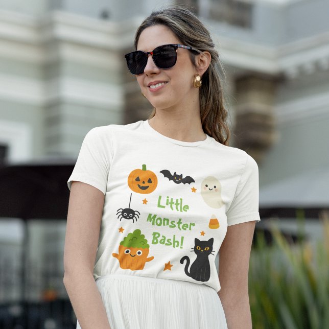 Camiseta Halloween de Bash de Monstruo Pequeño - Cute Sombr (Subido por el creador)