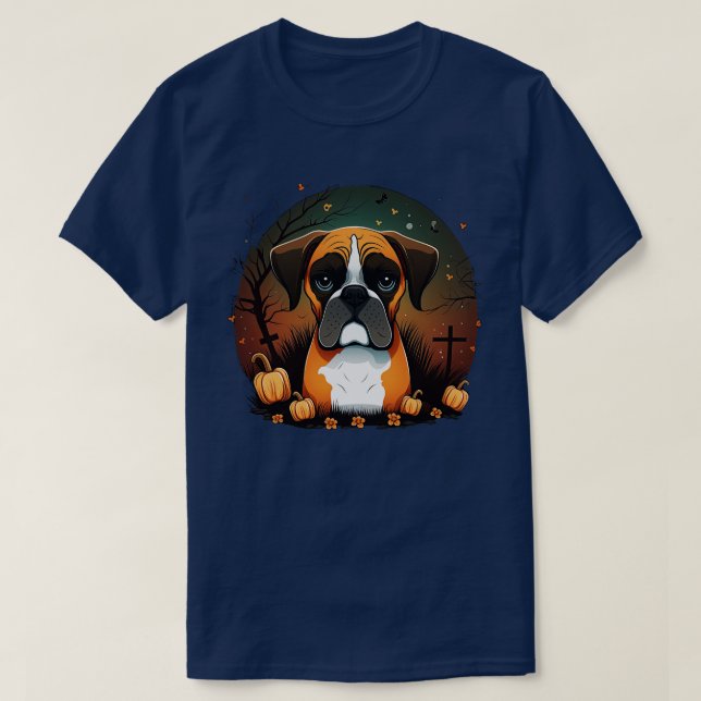 Camiseta Halloween de Boxer 3 (Diseño del anverso)