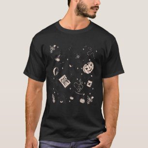 Camiseta Halloween de Bruja Cuta Retro