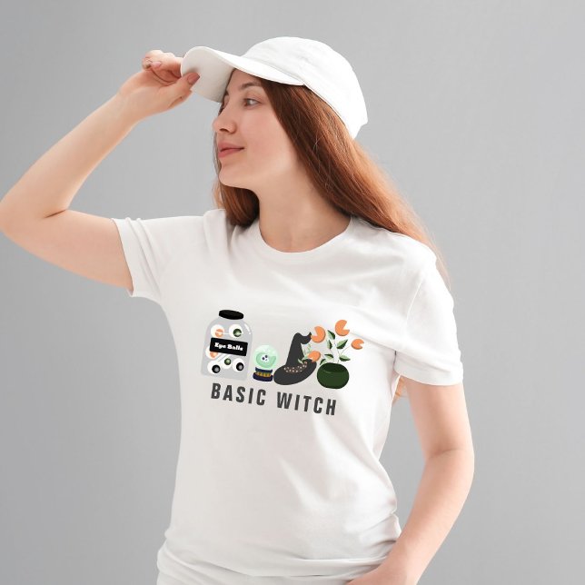 Camiseta Halloween de brujas básico (Subido por el creador)
