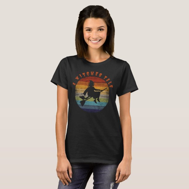 Camiseta Halloween de brujas graciosas (Anverso completo)