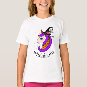 Camiseta Halloween de Brujas, unicornio