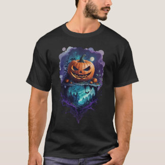 Camiseta halloween de calabaza