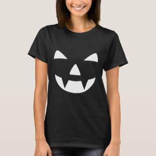 Camiseta Halloween de calabaza blanca y negra Girona
