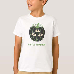 Camiseta Halloween de calabaza de tres ojos moderno
