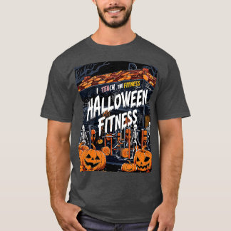 Camiseta Halloween de calabaza gimnasia divertida de hallow