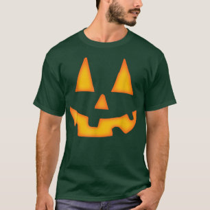 Camiseta Halloween de calabaza para hombres mujeres Jack O