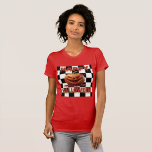 Camiseta Halloween de calabaza sangrienta