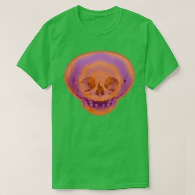 Camiseta Halloween de calavera maya (Diseño del anverso)