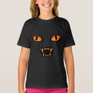 Camiseta Halloween de chicas Camisas Gato Negro es