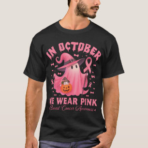 Camiseta Halloween De Conciencia Sobre El Cáncer De Mama En
