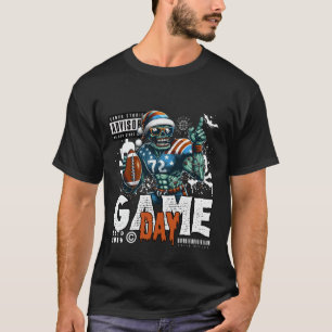 Camiseta Halloween de día de juego