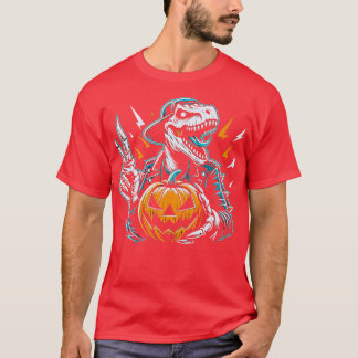 Camiseta Halloween de dinosaurios hippie dinosaurio tierno