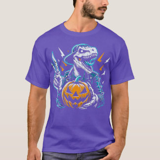 Camiseta Halloween de dinosaurios hippie dinosaurio tierno