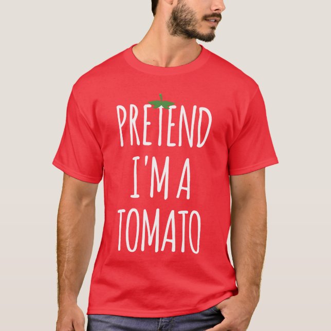 Camiseta Halloween de disfraces divertidos - Pretende que s (Anverso)