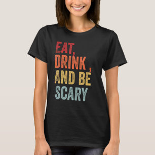 Camiseta Halloween de época divertida, humor retro para com