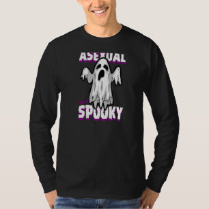 Camiseta Halloween De Fantasma De Ace Asexual Y Espeluznant