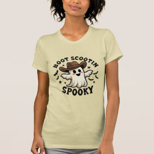 Camiseta Halloween de Fantasma Fantasma de Cowboy Scootin d