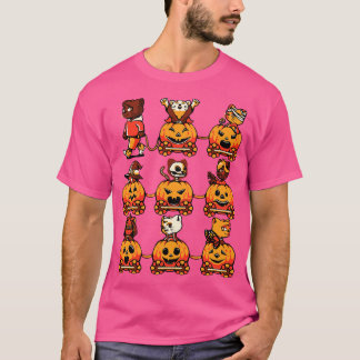 Camiseta Halloween de gato 9 vidas de Tobe Fonseca