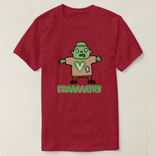 Camiseta Halloween de Grados Funny Vegan Zombie