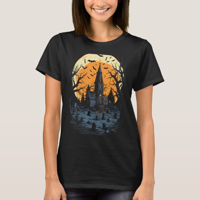 Camiseta Halloween de Haunsion Spooky (Anverso)