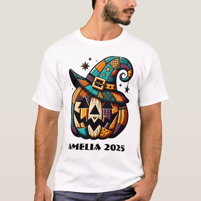 Camiseta Halloween de la bomba de trajes personalizados (Anverso)