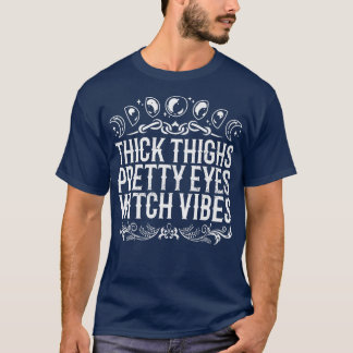 Camiseta Halloween de la brujería Crescent Moon Blackcraft