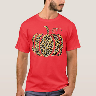 Camiseta Halloween de la Caída de la Calabaza Impresa de Le