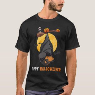 Camiseta Halloween De La Calabaza De Dachshund Para Las Muj