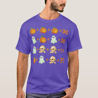 Camiseta Halloween de la Calabaza Fantasma Divertida de la 