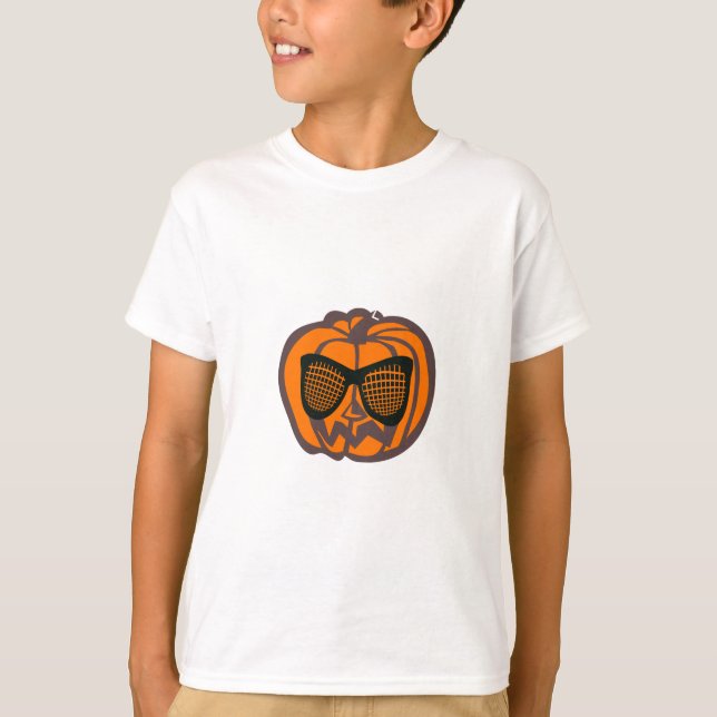 Camiseta Halloween de la Calabaza Guay para personalizados (Anverso)