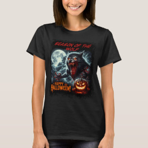 Camiseta Halloween de la época del lobo
