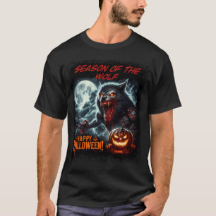 Camiseta Halloween de la época del lobo