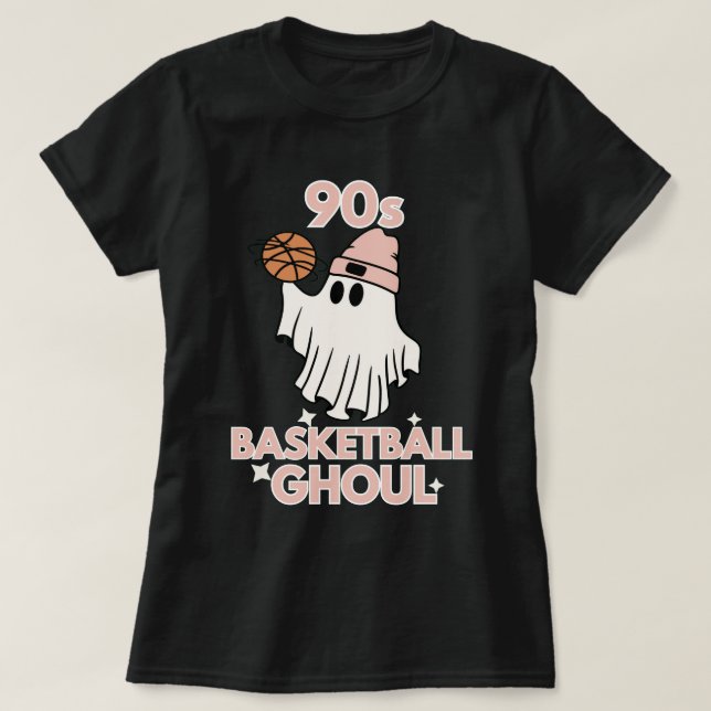 Camiseta Halloween de la Escuela de Baloncesto de los 90 (Diseño del anverso)