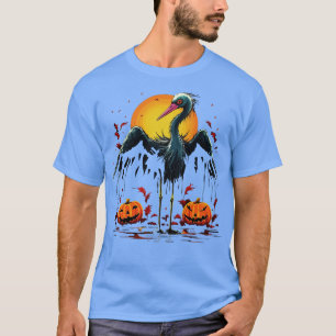 Camiseta Halloween de la grulla chillona