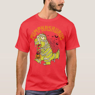 Camiseta Halloween de la momia de los dinosaurios de las ca