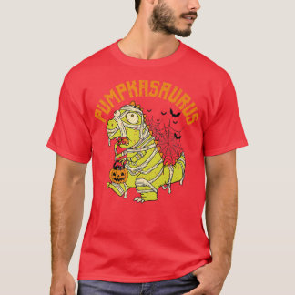 Camiseta Halloween de la momia de los dinosaurios de las ca
