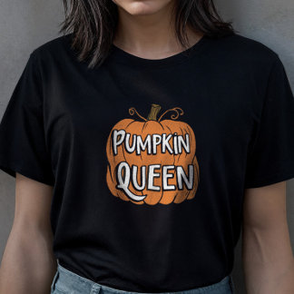 Camiseta Halloween de la Reina de la calabaza
