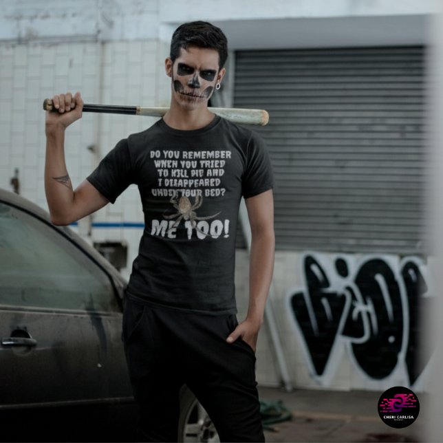 Camiseta Halloween de la venganza de una araña (You miss once. It remembers forever.🕷️)