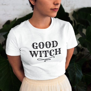 Camiseta Halloween de las mujeres blancas y negras de la bu