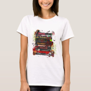 Camiseta halloween de libros