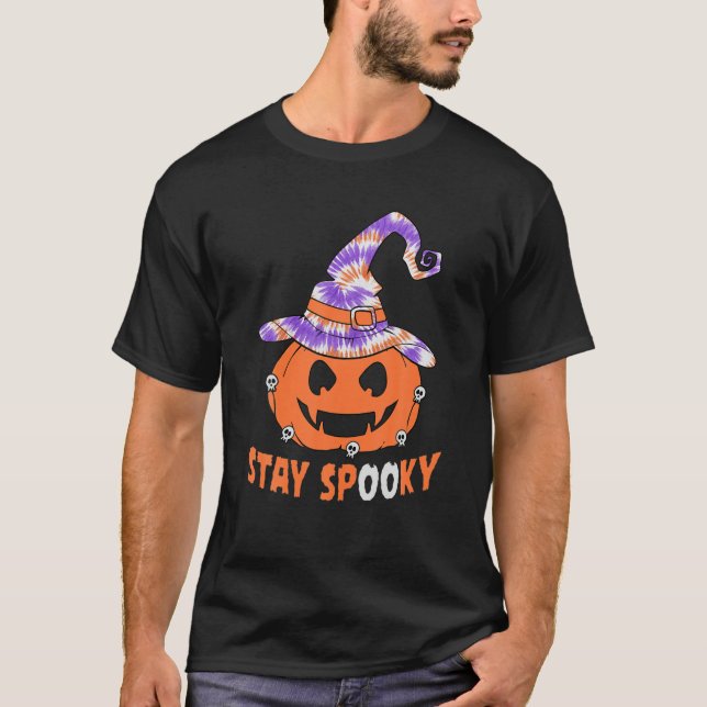 Camiseta Halloween de los amantes de la bruja de la piel de (Anverso)