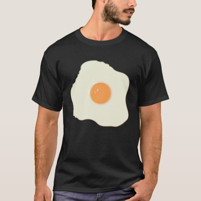 Camiseta Halloween de los disfraces de la tortilla de huevo (Anverso)